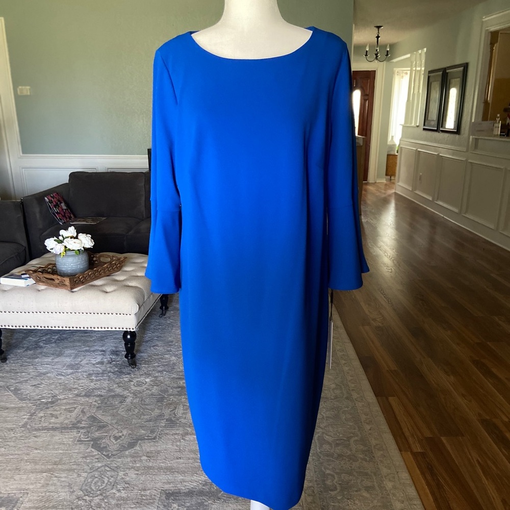 Calvin Klein royal blue dress